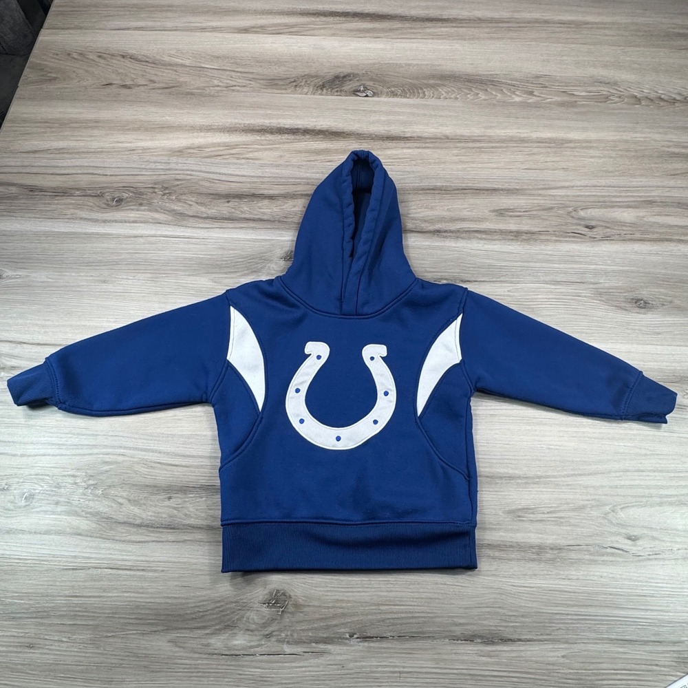 Kids Indianapolis Colts Royal Blue Hoodie NFL Team Apparel Youth Size 3T